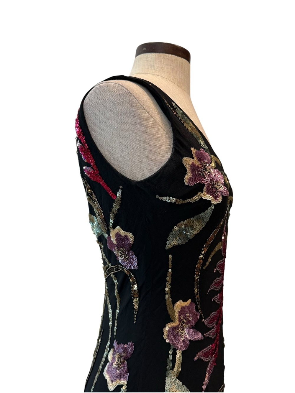 Sue Wong Nocturne sequin floral maxi dress - Picture 6 of 15